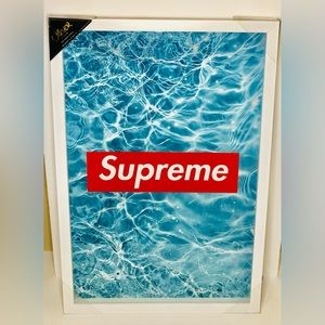 Limited Edition Supreme X Oliver Gal Swimming Pools White Shadow Box